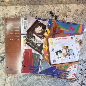 Creative Memories Scrapbook Page Design Books - Multicolor